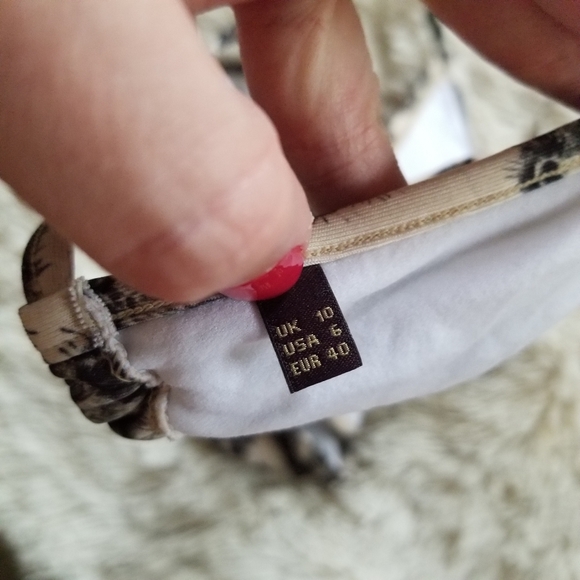 Mulberry Fox print string bikini 6 US - Picture 4 of 6